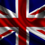 A flag of the united kingdom is shown.